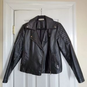 Faux Leather Jacket